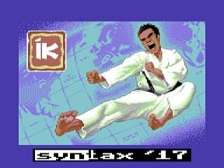Ultima I the First Age of Darkness title screen for Commodore 64